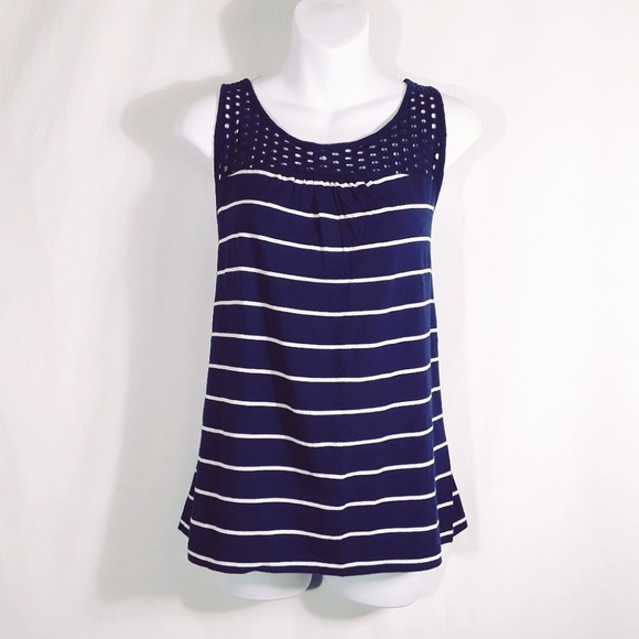 Old Navy Tops - Old Navy Stripe Striped Crochet Tank Top Old Navy Tops - Old Navy Stripe Striped Crochet Tank Top